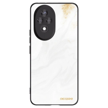 Picasee crna silikonska maskica za Honor 200 5G - White