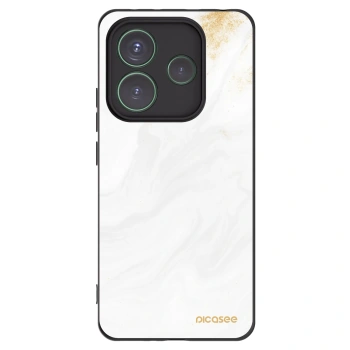 Picasee crna silikonska maskica za Xiaomi Redmi Note 14 5G - White