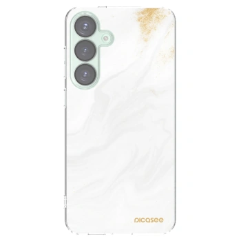 Picasee silikonska prozirna maskica za Samsung Galaxy S25+ 5G - White