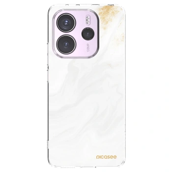 Picasee silikonska prozirna maskica za Xiaomi Redmi Note 14 4G - White