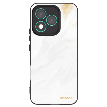 Picasee crna silikonska maskica za Honor 400 Lite 5G - White