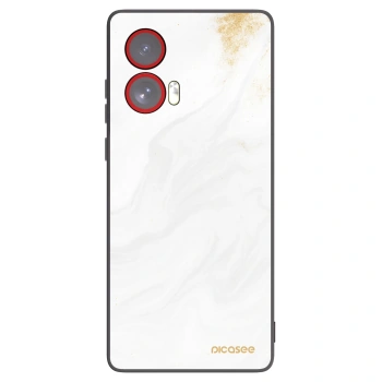 Picasee crna silikonska maskica za Motorola Edge 50 Fusion - White