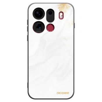 Picasee crna silikonska maskica za OPPO Find X9 Pro - White