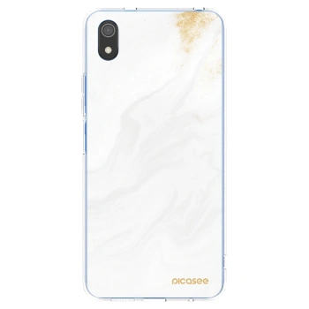 Picasee silikonska prozirna maskica za Xiaomi Redmi 7A - White