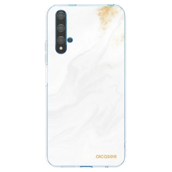 Picasee silikonska prozirna maskica za Huawei Nova 5T - White