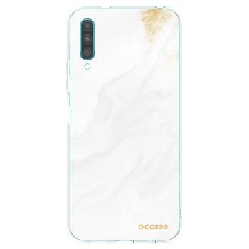 Picasee silikonska prozirna maskica za Samsung Galaxy A30s A307F - White