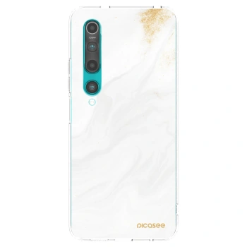 Picasee silikonska prozirna maskica za Xiaomi Mi 10 - White