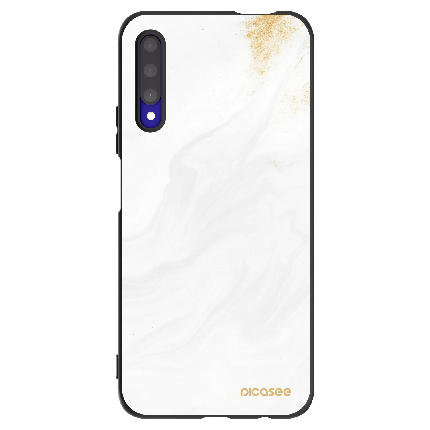 Picasee crna silikonska maskica za Honor 9X Pro - White