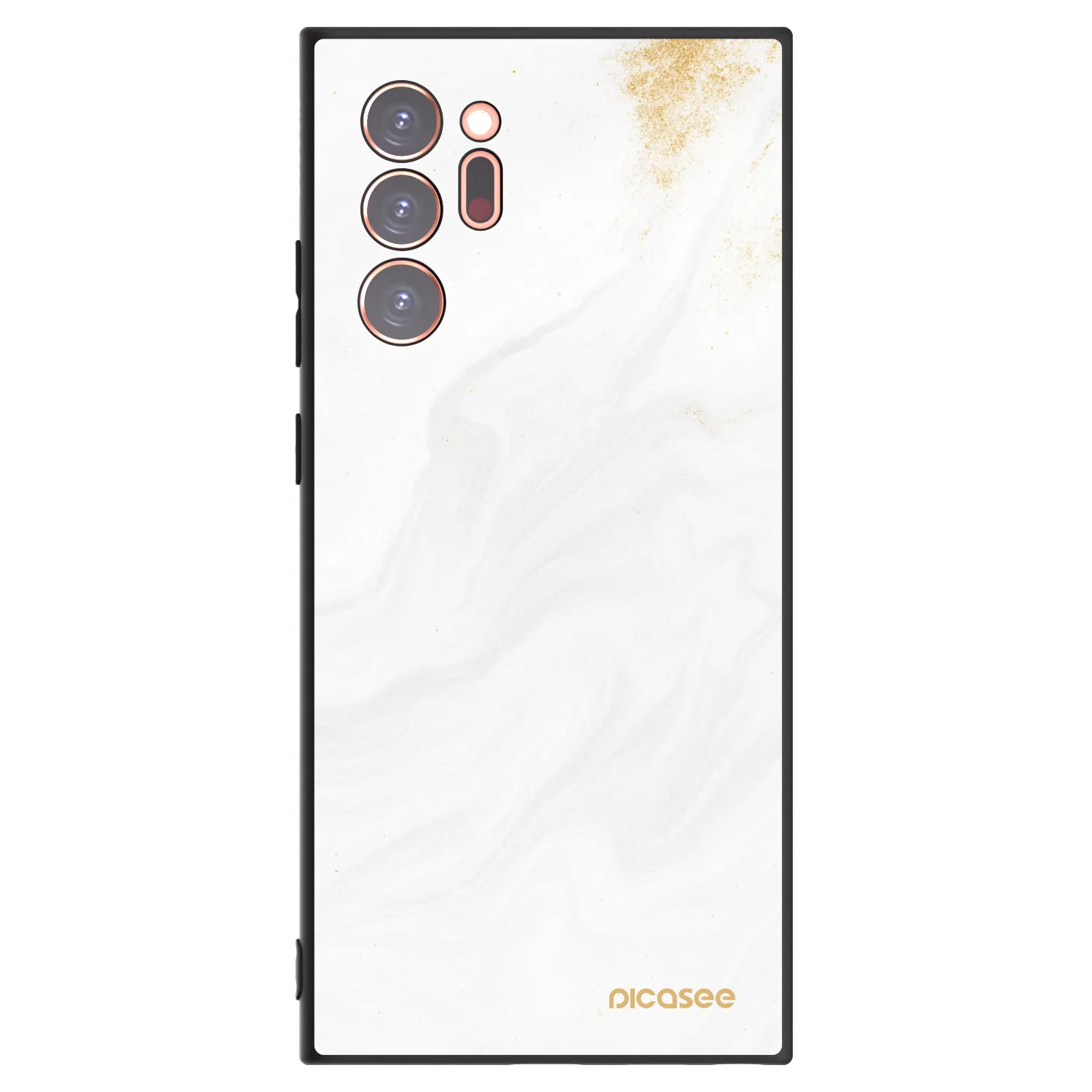 Picasee crna silikonska maskica za Samsung Galaxy Note 20 Ultra - White