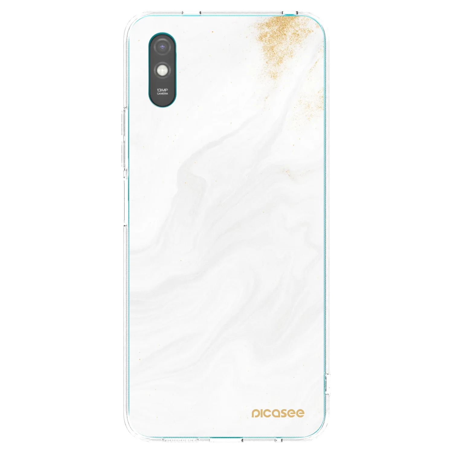 Picasee silikonska prozirna maskica za Xiaomi Redmi 9A - White