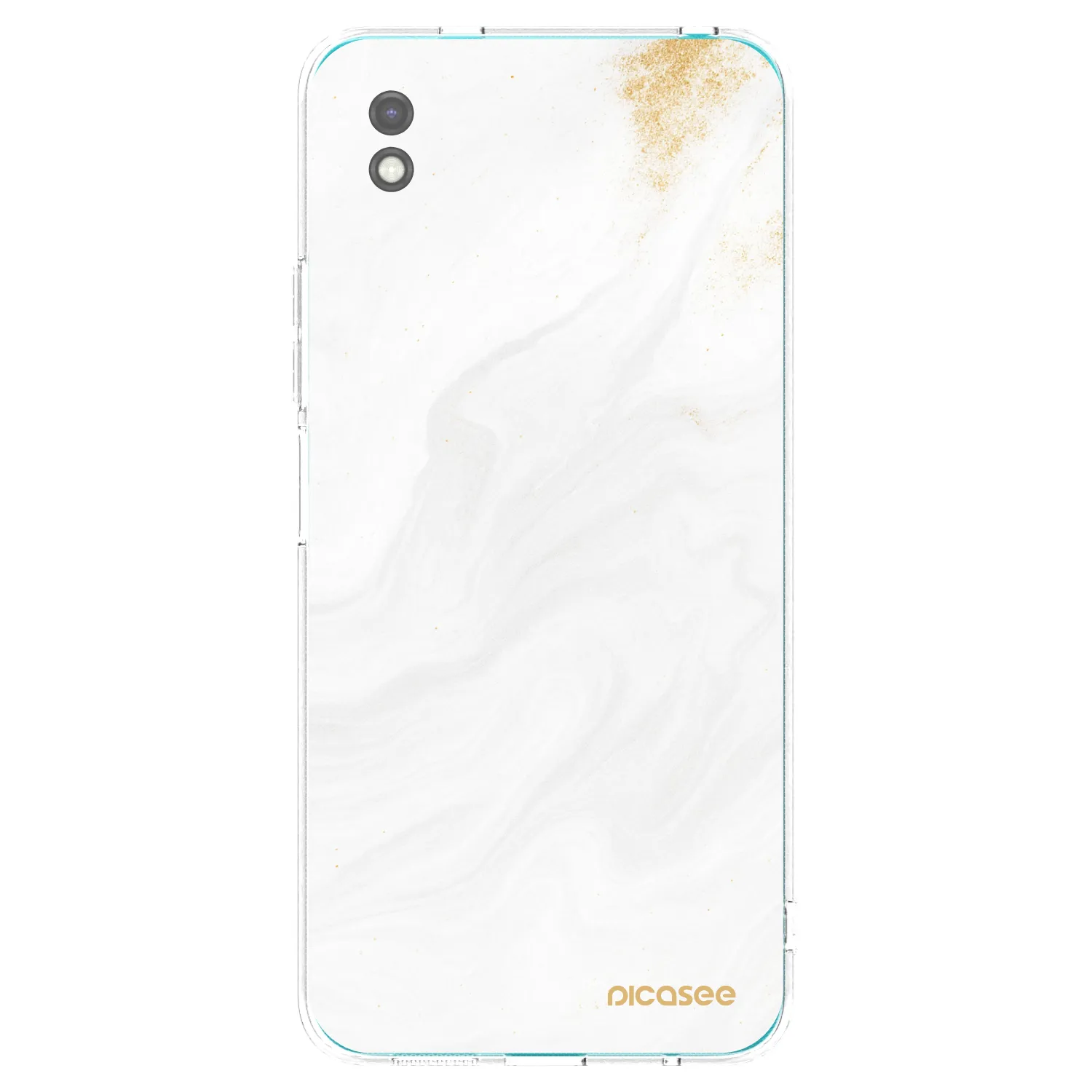 Picasee crna silikonska maskica za Xiaomi Redmi 9A - White