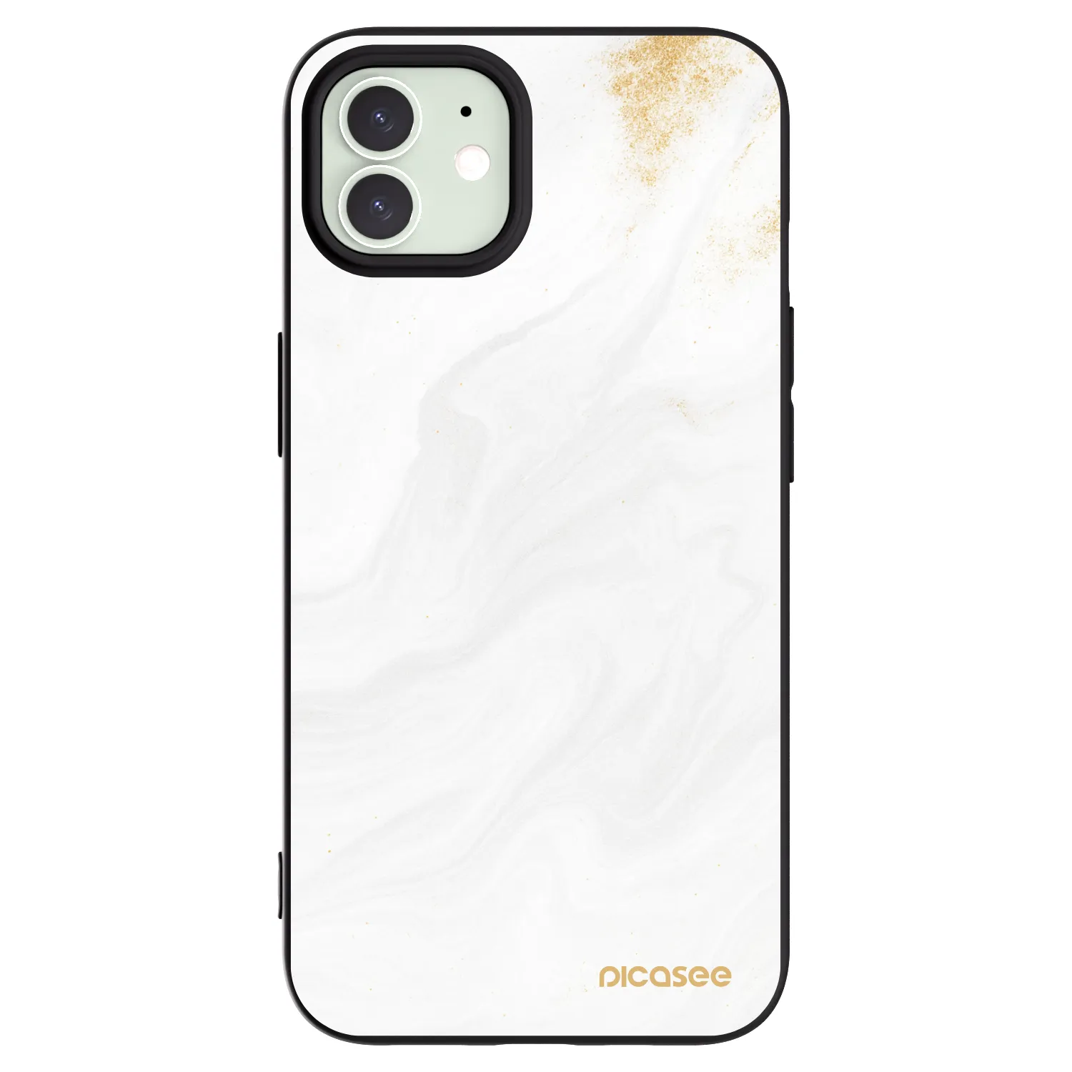 Picasee crna silikonska maskica za Apple iPhone 12 Pro - White
