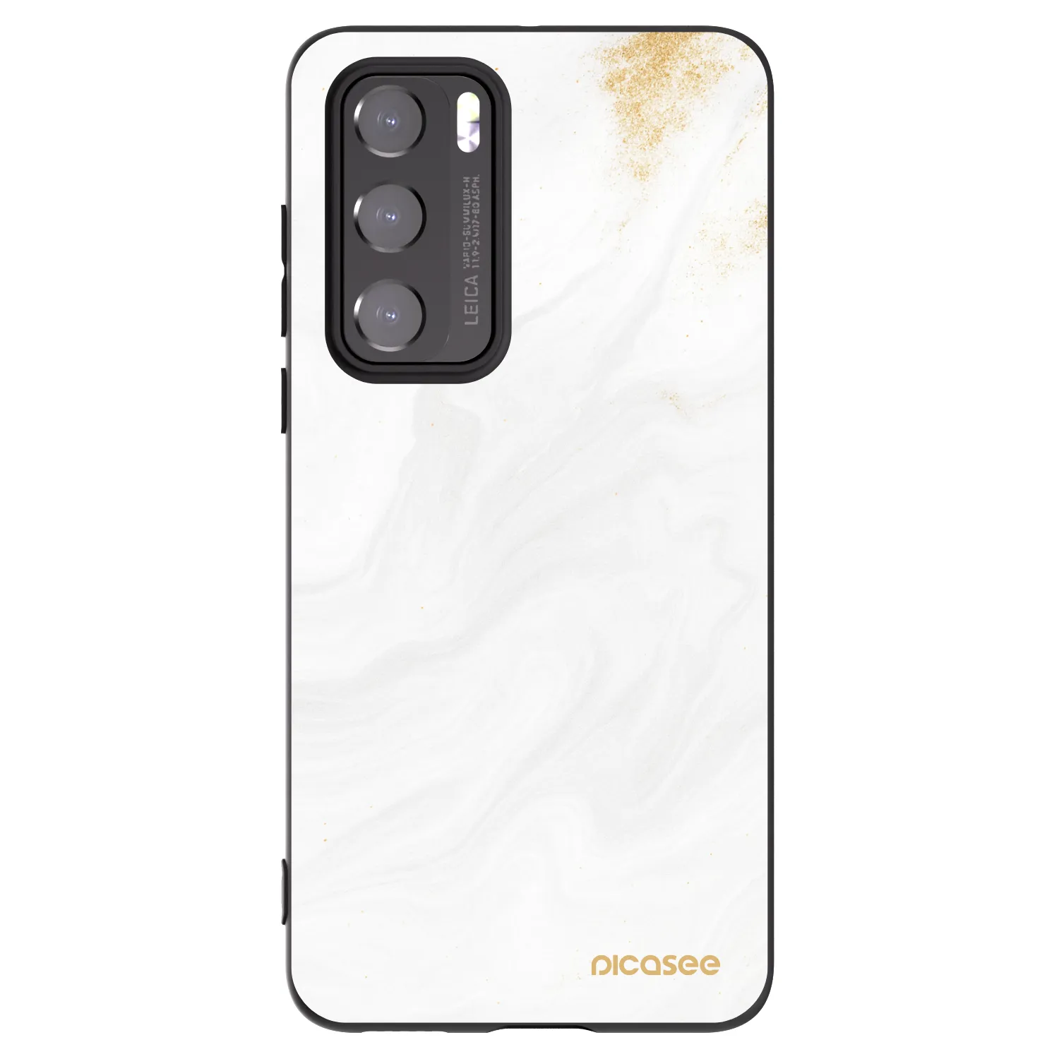 Picasee crna silikonska maskica za Huawei P40 - White