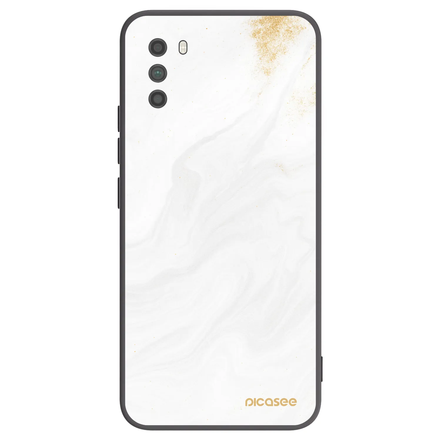Picasee crna silikonska maskica za Xiaomi Poco M3 - White