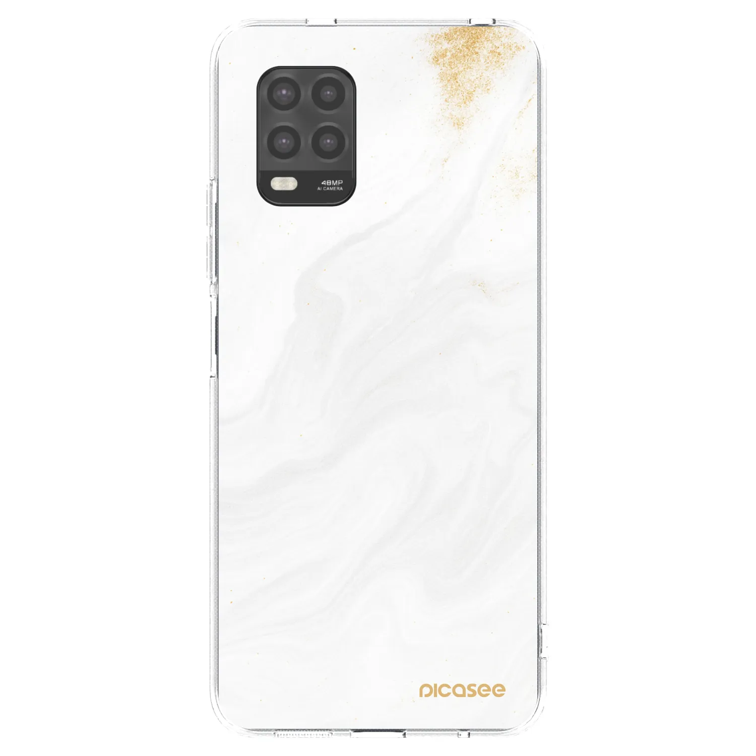 Picasee silikonska prozirna maskica za Xiaomi Mi 10 Lite - White