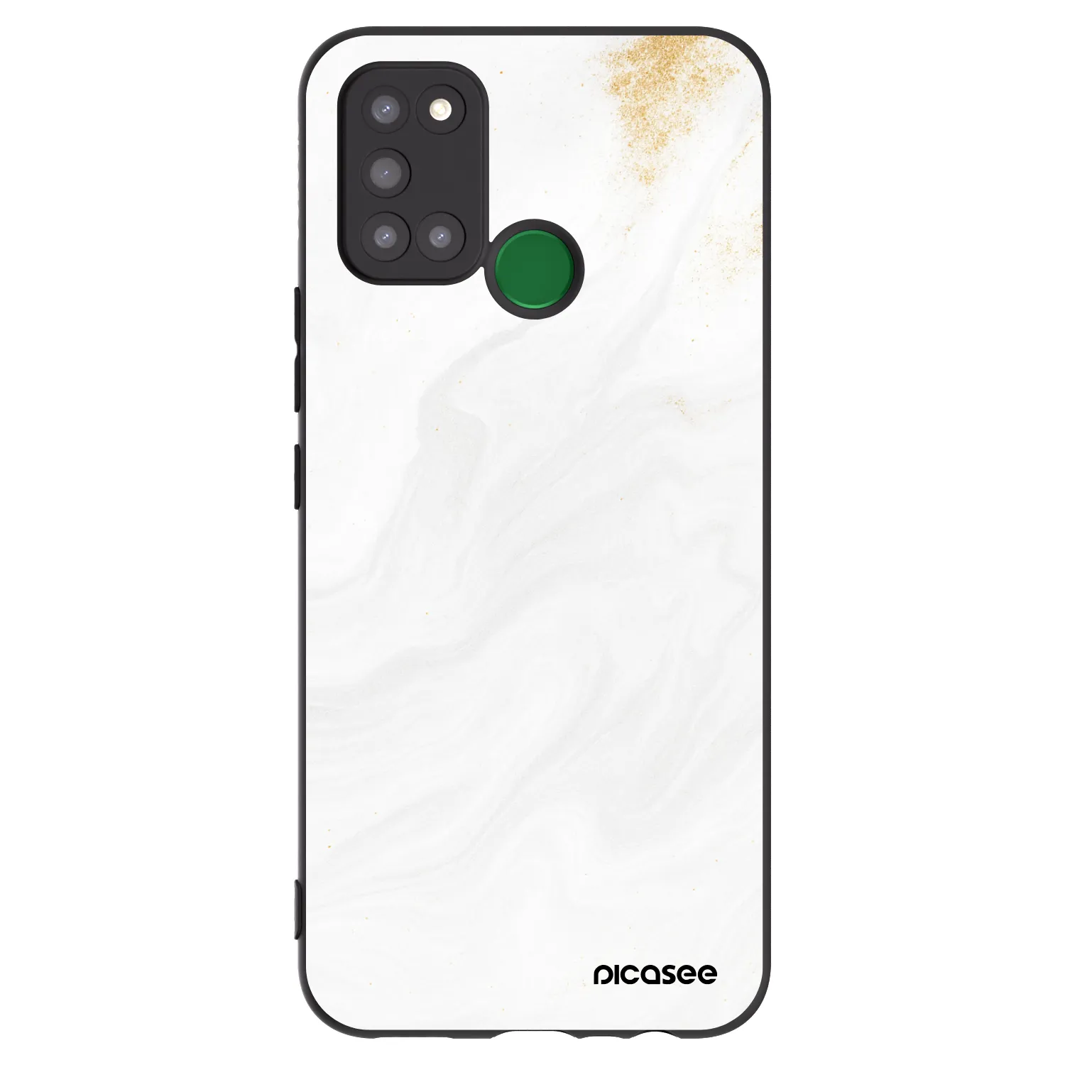 Picasee crna silikonska maskica za Realme 7i - White