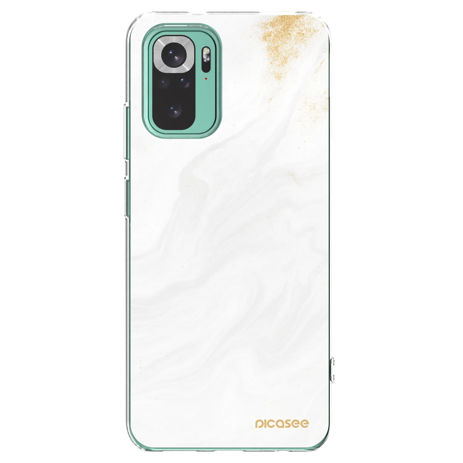 Picasee silikonska prozirna maskica za Xiaomi Redmi Note 10 Pro - White