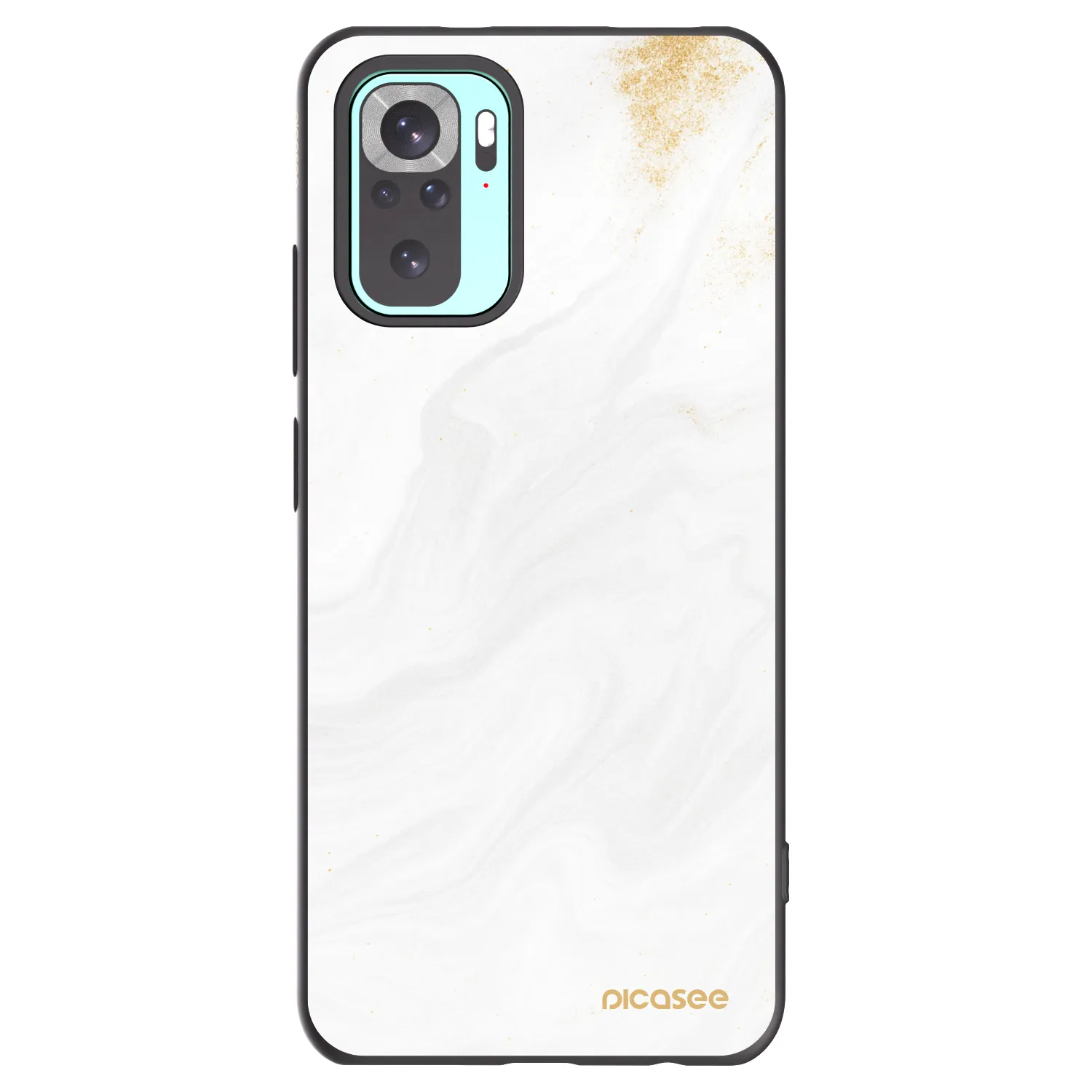 Picasee crna silikonska maskica za Xiaomi Redmi Note 10 Pro - White