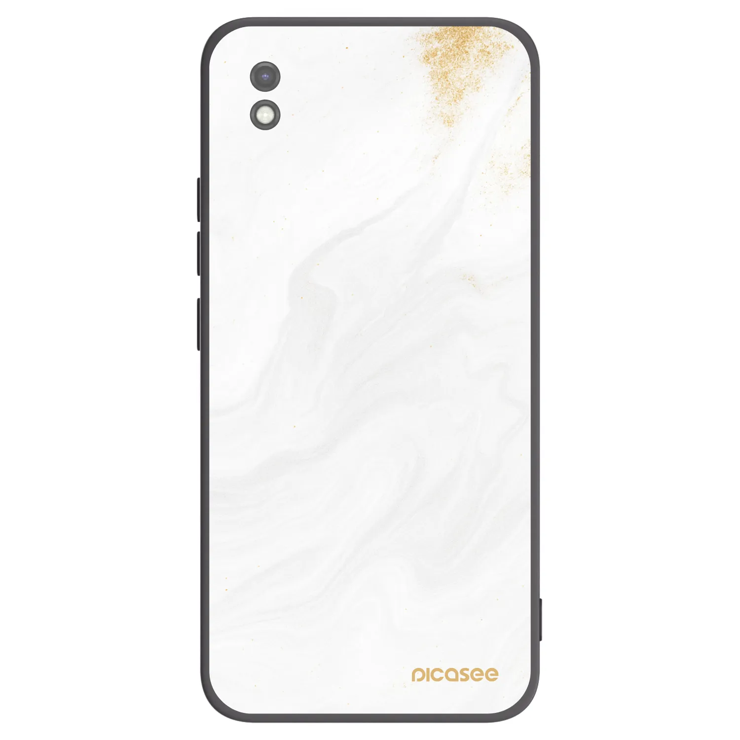 Picasee crna silikonska maskica za Xiaomi Redmi 9AT - White