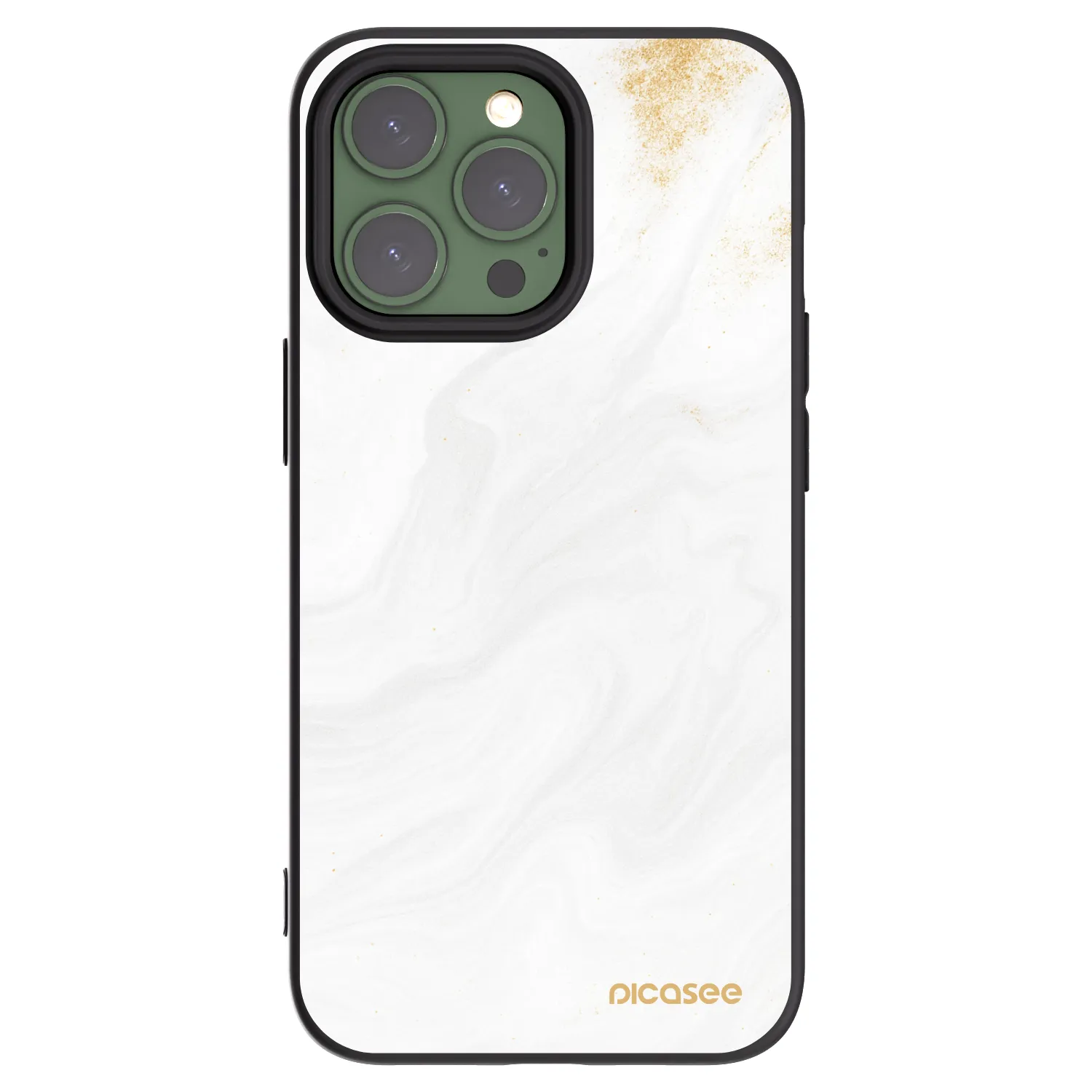 Picasee crna silikonska maskica za Apple iPhone 13 Pro - White