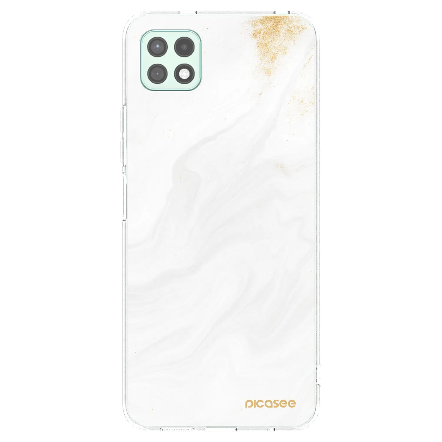 Picasee silikonska prozirna maskica za Samsung Galaxy A22 A226B 5G - White