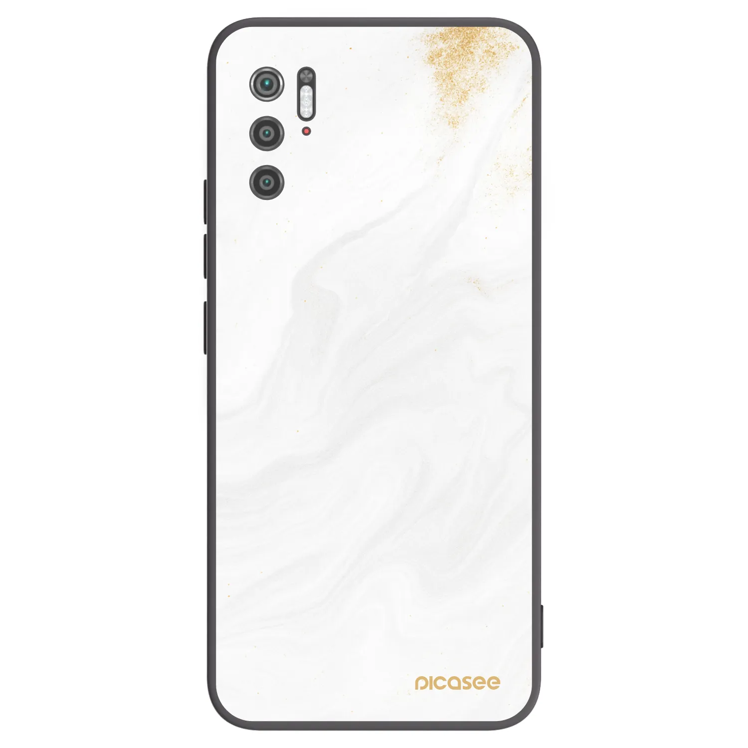 Picasee crna silikonska maskica za Xiaomi Poco M3 Pro 5G - White