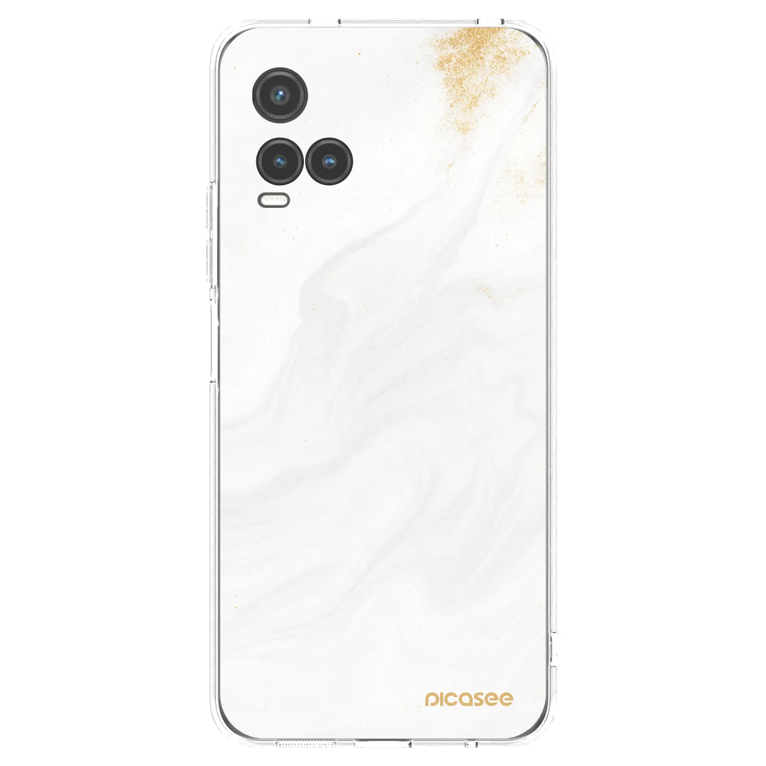 Picasee silikonska prozirna maskica za Vivo Y33s - White