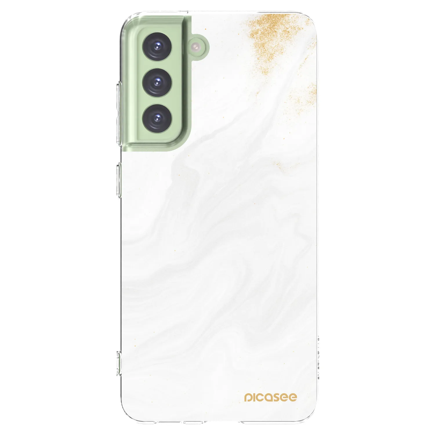 Picasee silikonska prozirna maskica za Samsung Galaxy S21 FE 5G - White