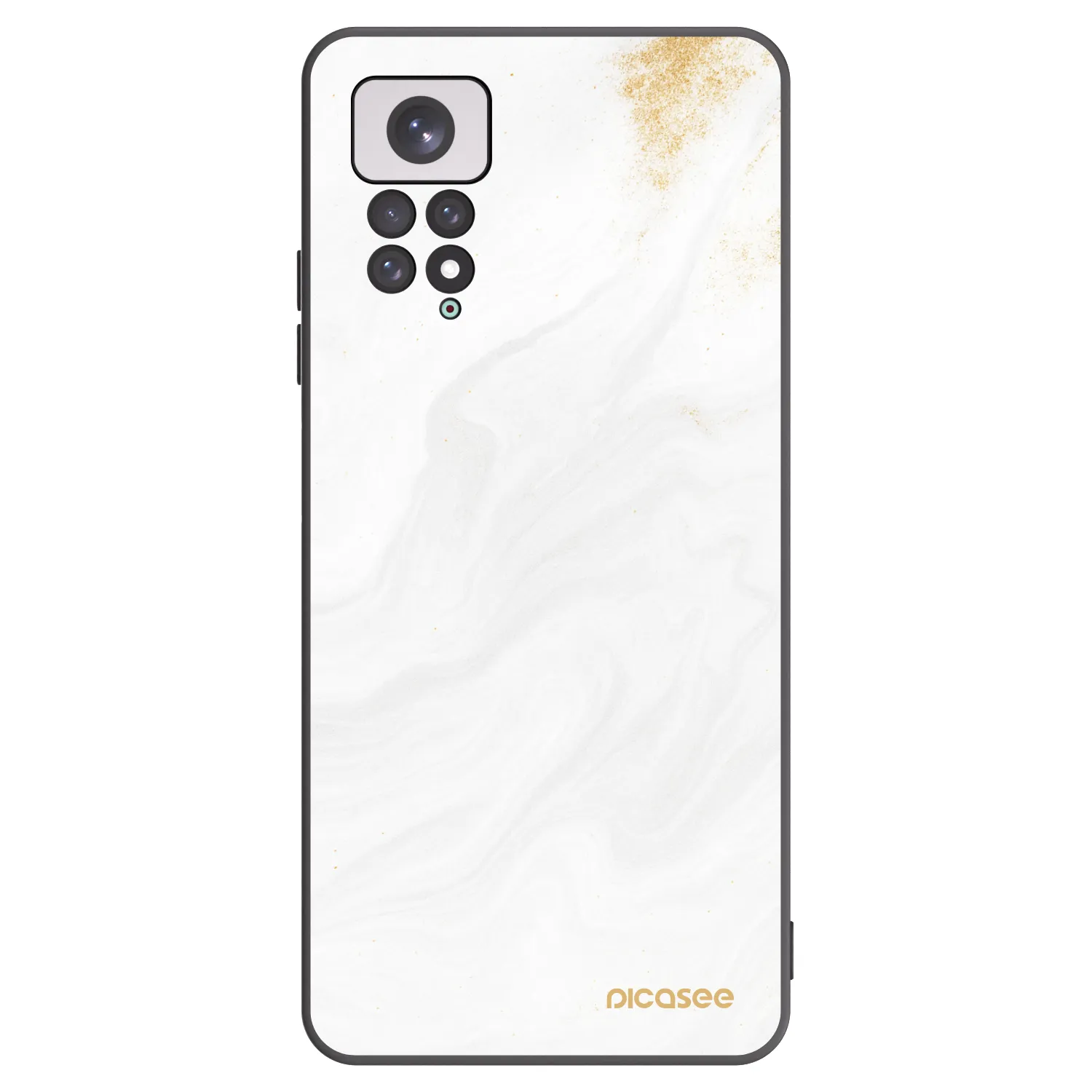 Picasee crna silikonska maskica za Xiaomi Redmi Note 11 - White