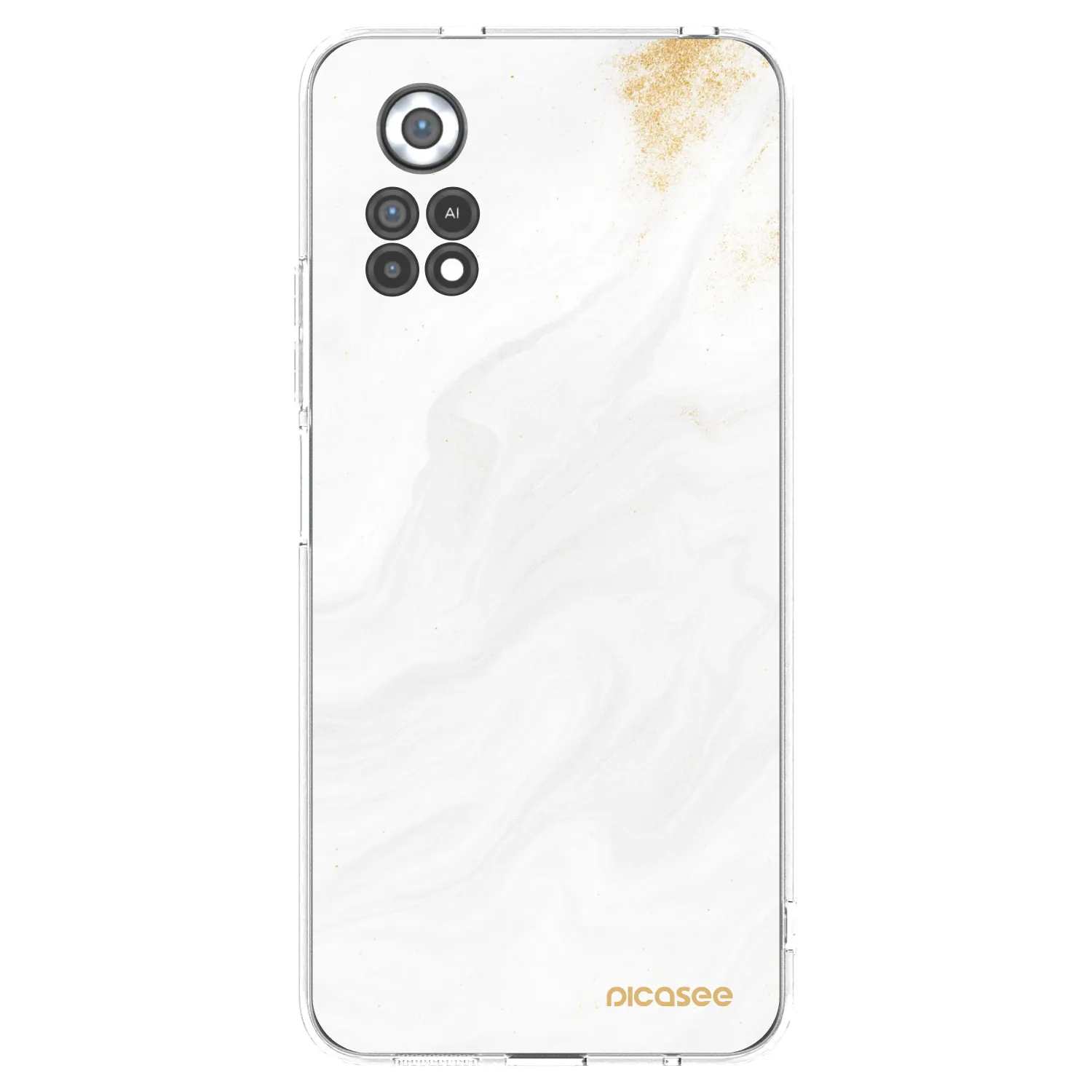 Picasee silikonska prozirna maskica za Xiaomi Poco X4 Pro 5G - White