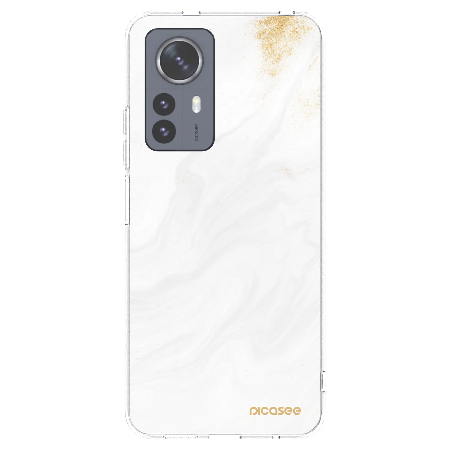 Picasee silikonska prozirna maskica za Xiaomi 12 Pro - White