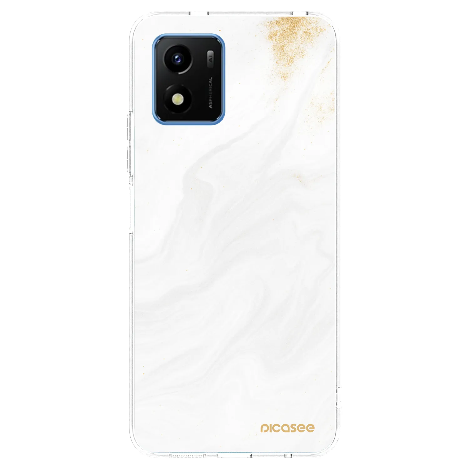 Picasee silikonska prozirna maskica za Vivo Y01 - White