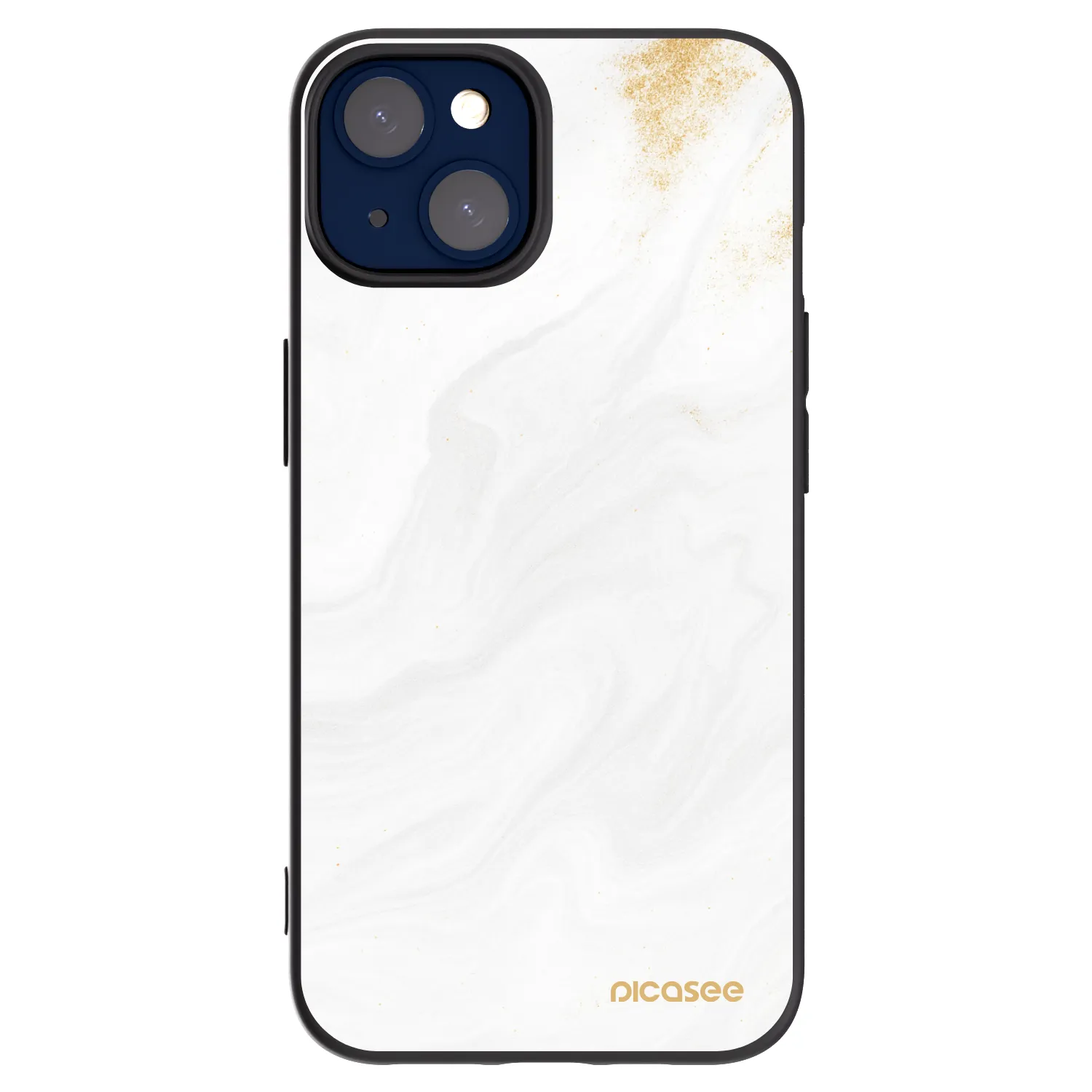 Picasee crna silikonska maskica za Apple iPhone 14 - White
