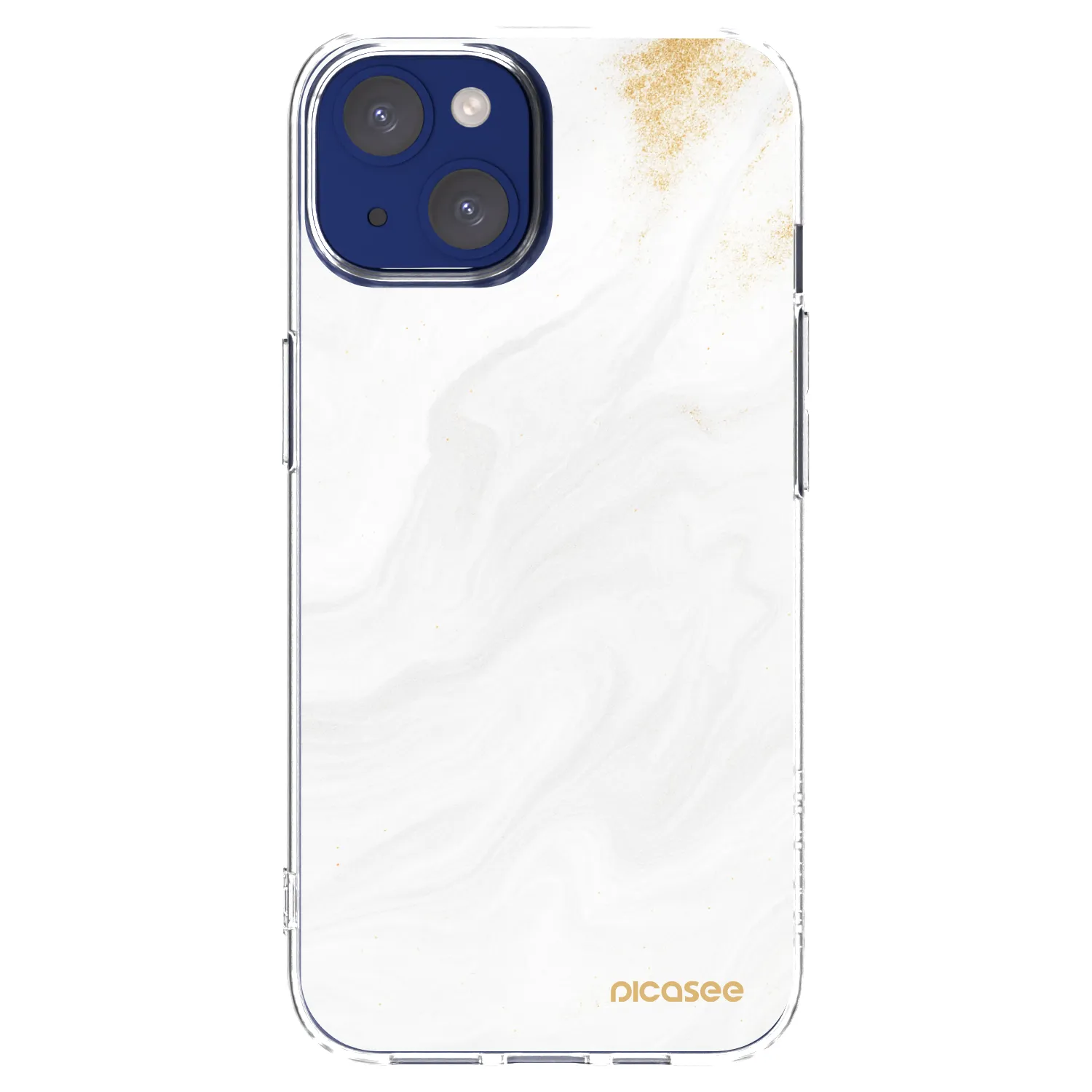 Picasee silikonska prozirna maskica za Apple iPhone 14 - White