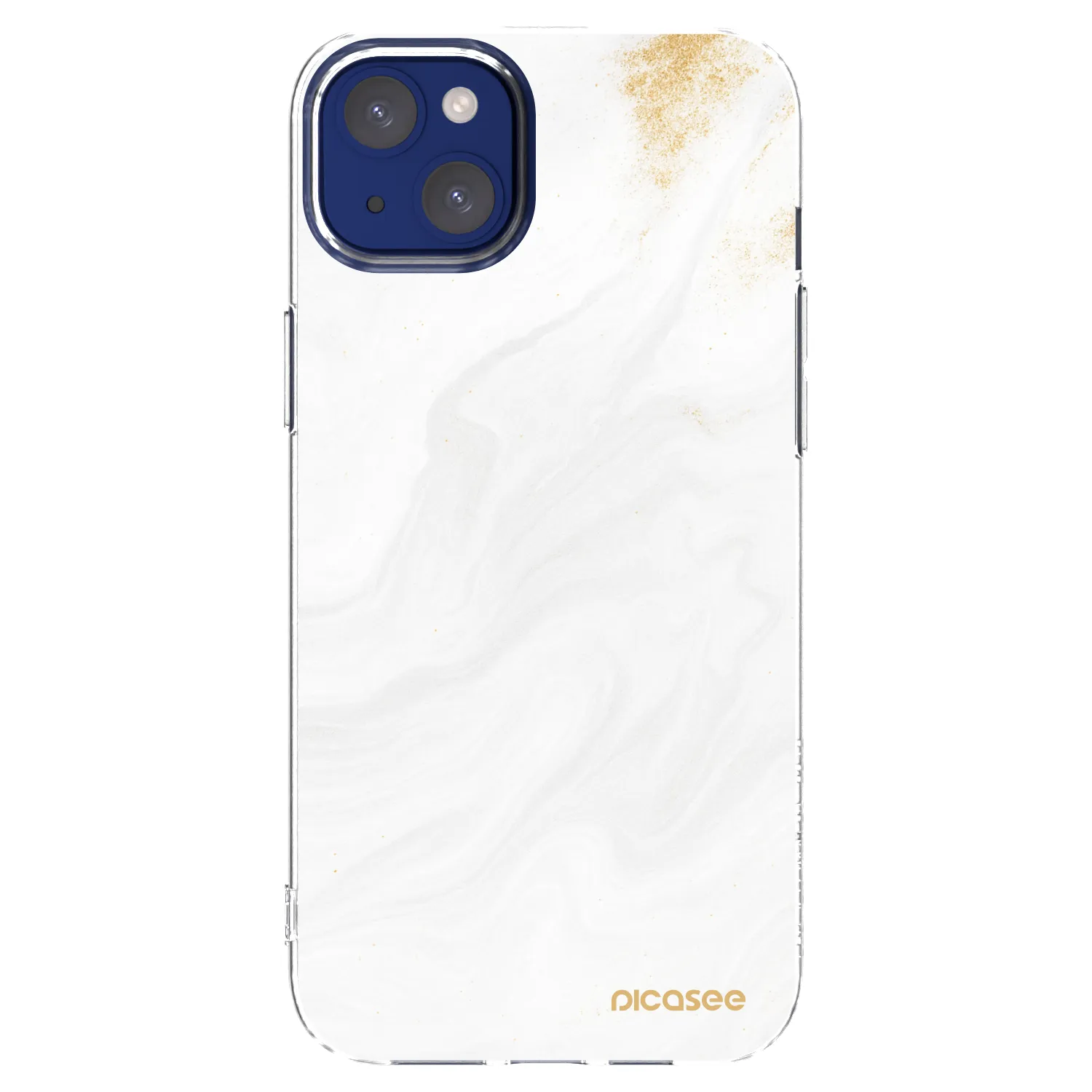 Picasee silikonska prozirna maskica za Apple iPhone 14 Plus - White