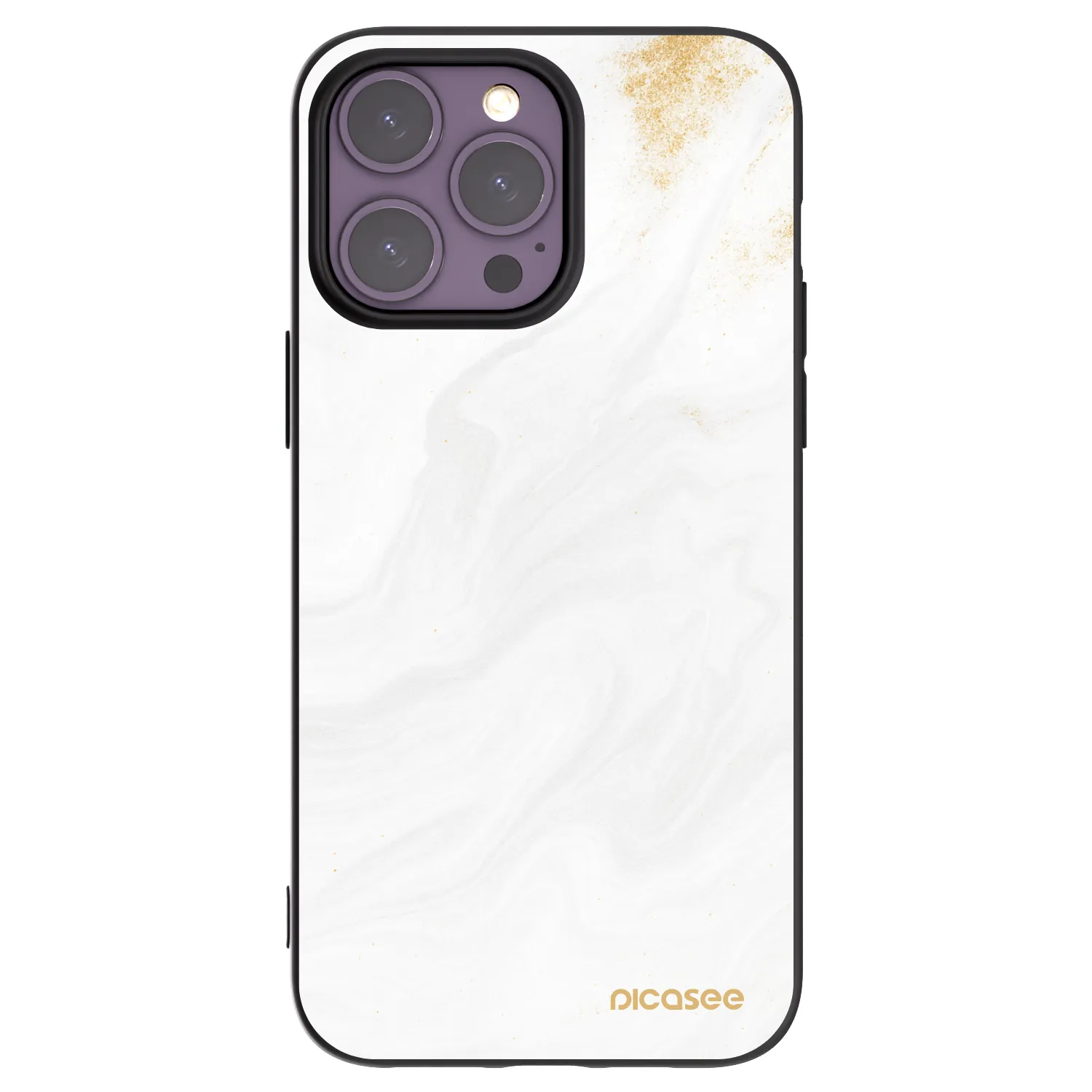 Picasee crna silikonska maskica za Apple iPhone 14 Pro Max - White