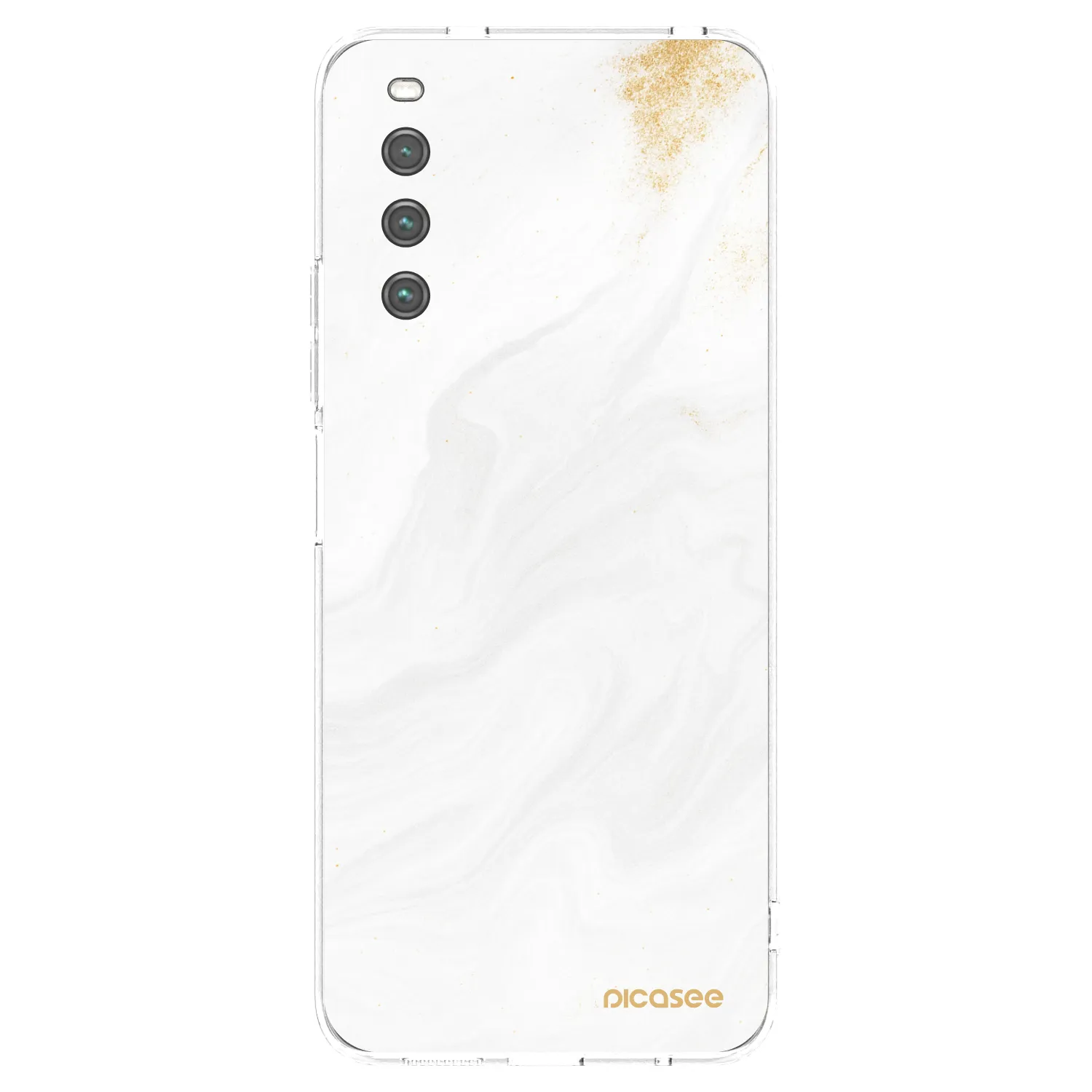 Picasee silikonska prozirna maskica za Sony Xperia 10 IV 5G - White