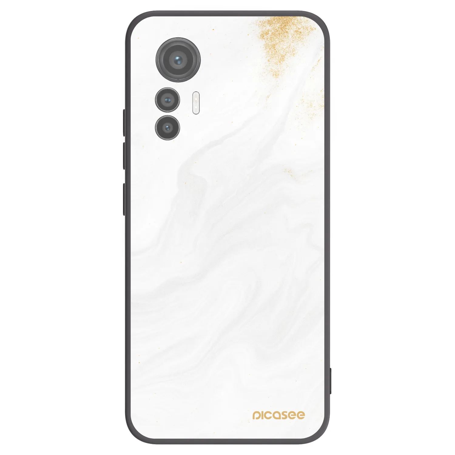 Picasee crna silikonska maskica za Xiaomi 12 Lite - White