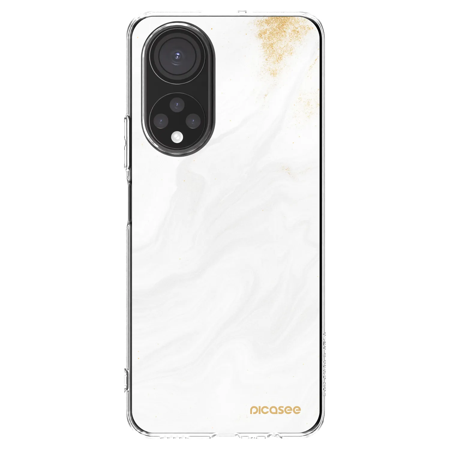 Picasee silikonska prozirna maskica za Honor X7 - White