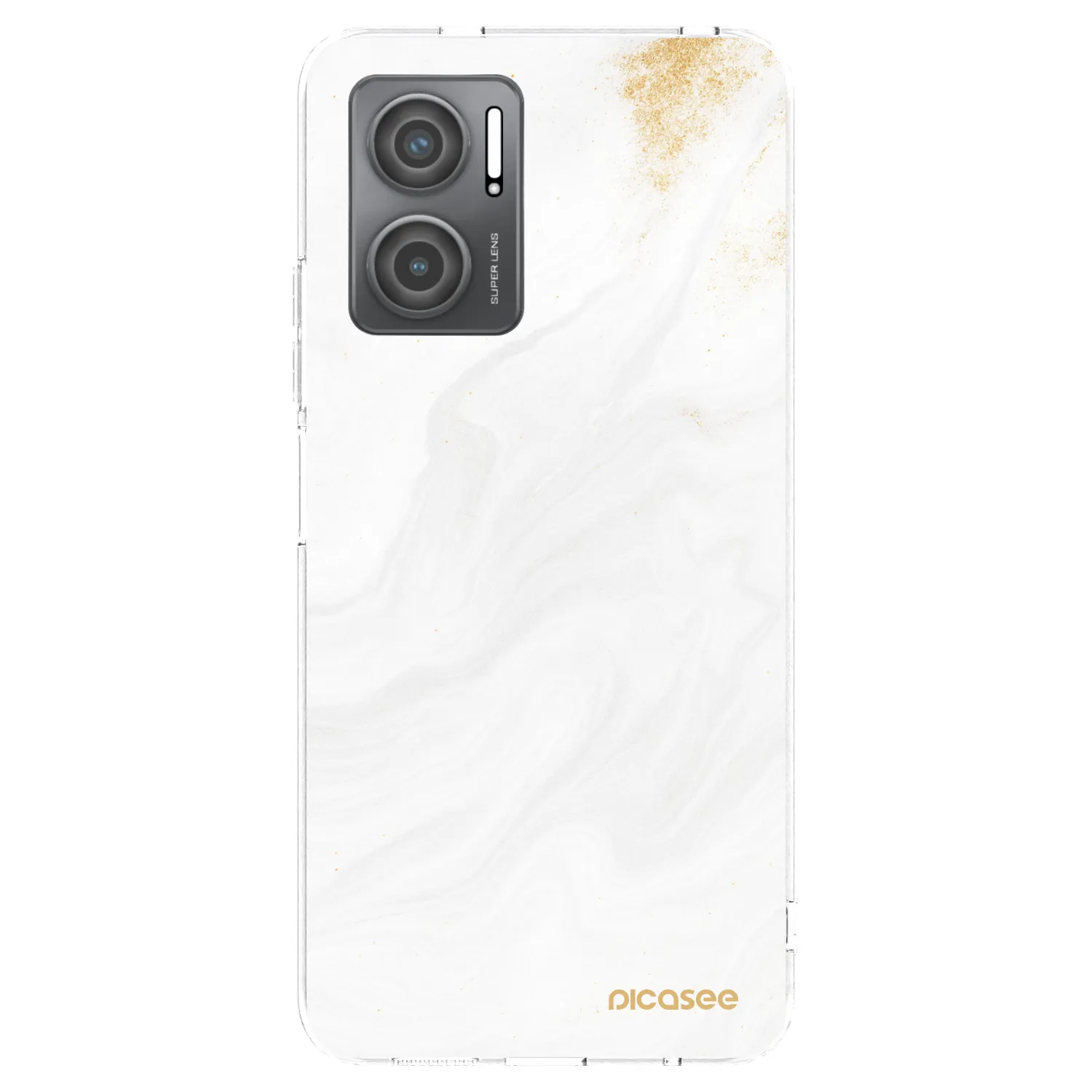 Picasee silikonska prozirna maskica za Xiaomi Redmi 10 5G - White