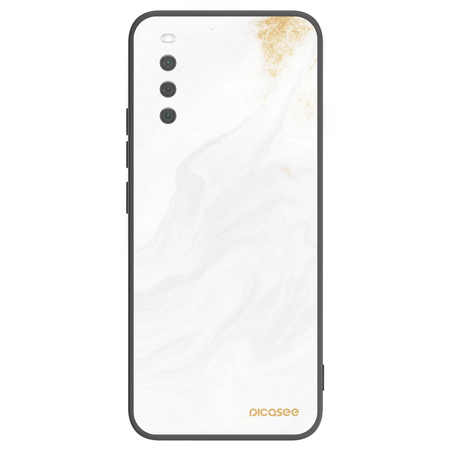 Picasee crna silikonska maskica za Sony Xperia 10 III - White
