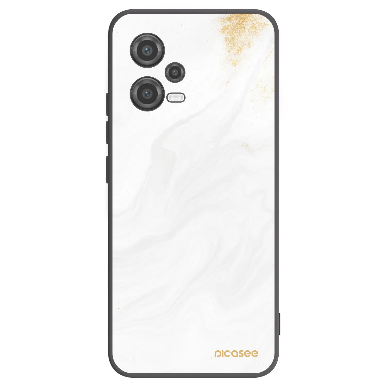 Picasee crna silikonska maskica za Xiaomi Poco X5 - White