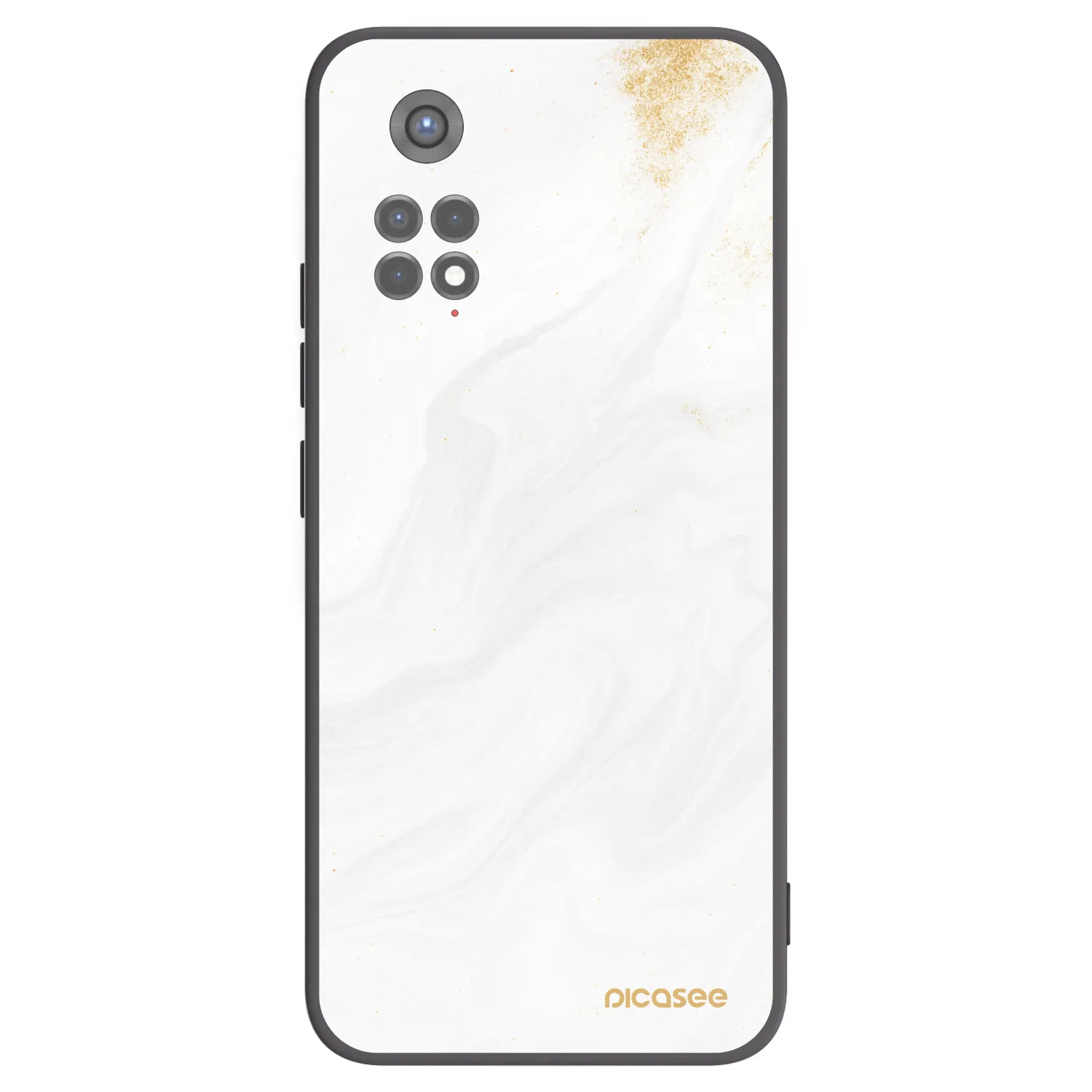 Picasee crna silikonska maskica za Xiaomi Redmi Note 11S 5G - White