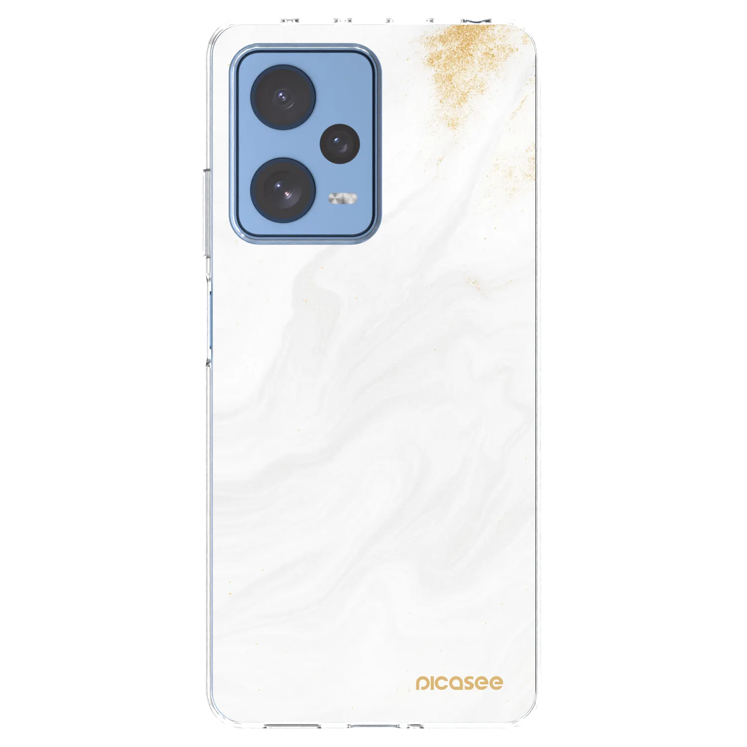 Picasee silikonska prozirna maskica za Xiaomi Redmi Note 12 Pro 5G - White