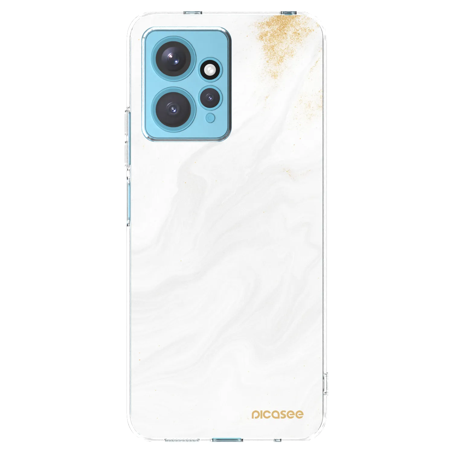 Picasee silikonska prozirna maskica za Xiaomi Redmi Note 12 4G - White