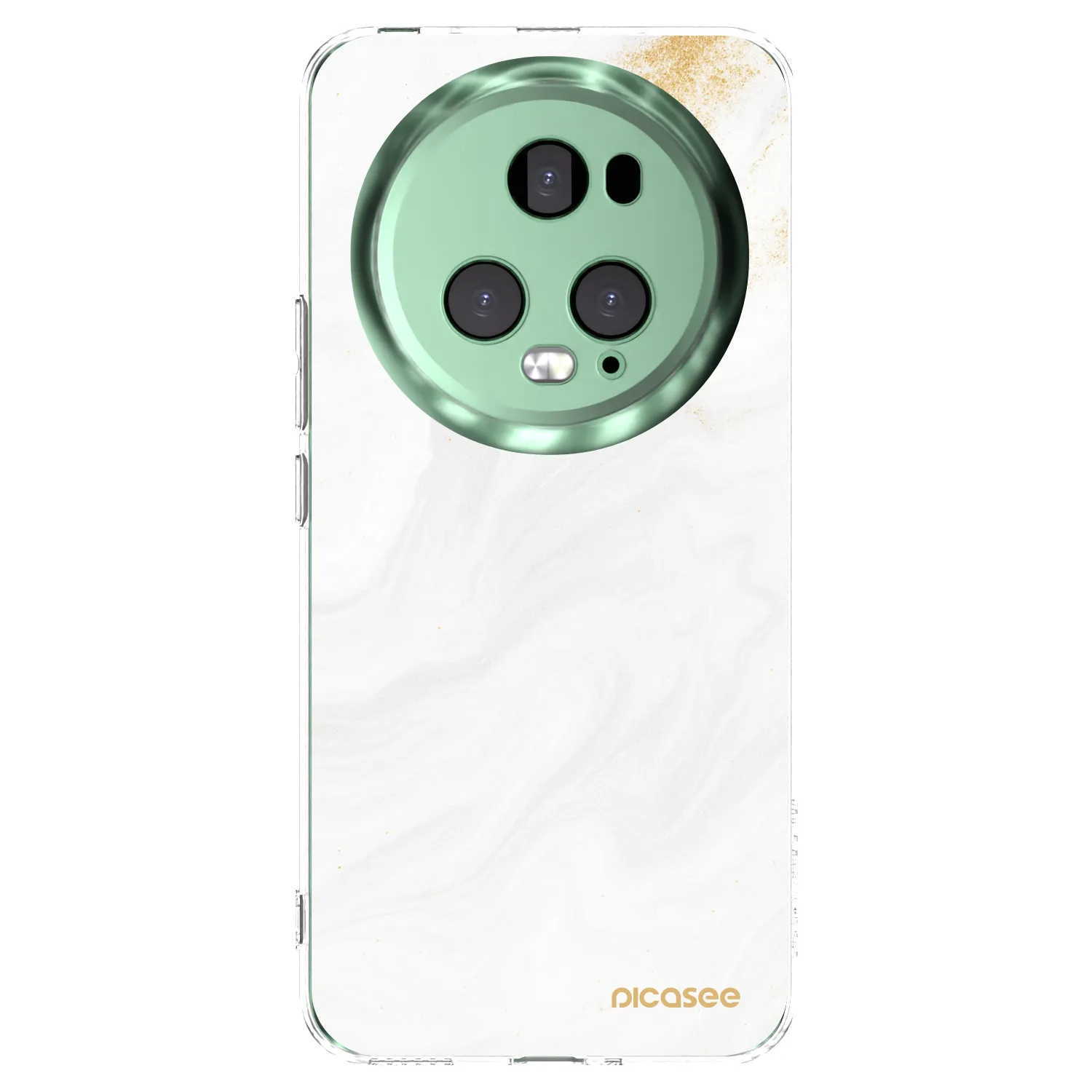 Picasee silikonska prozirna maskica za Honor Magic5 Pro - White