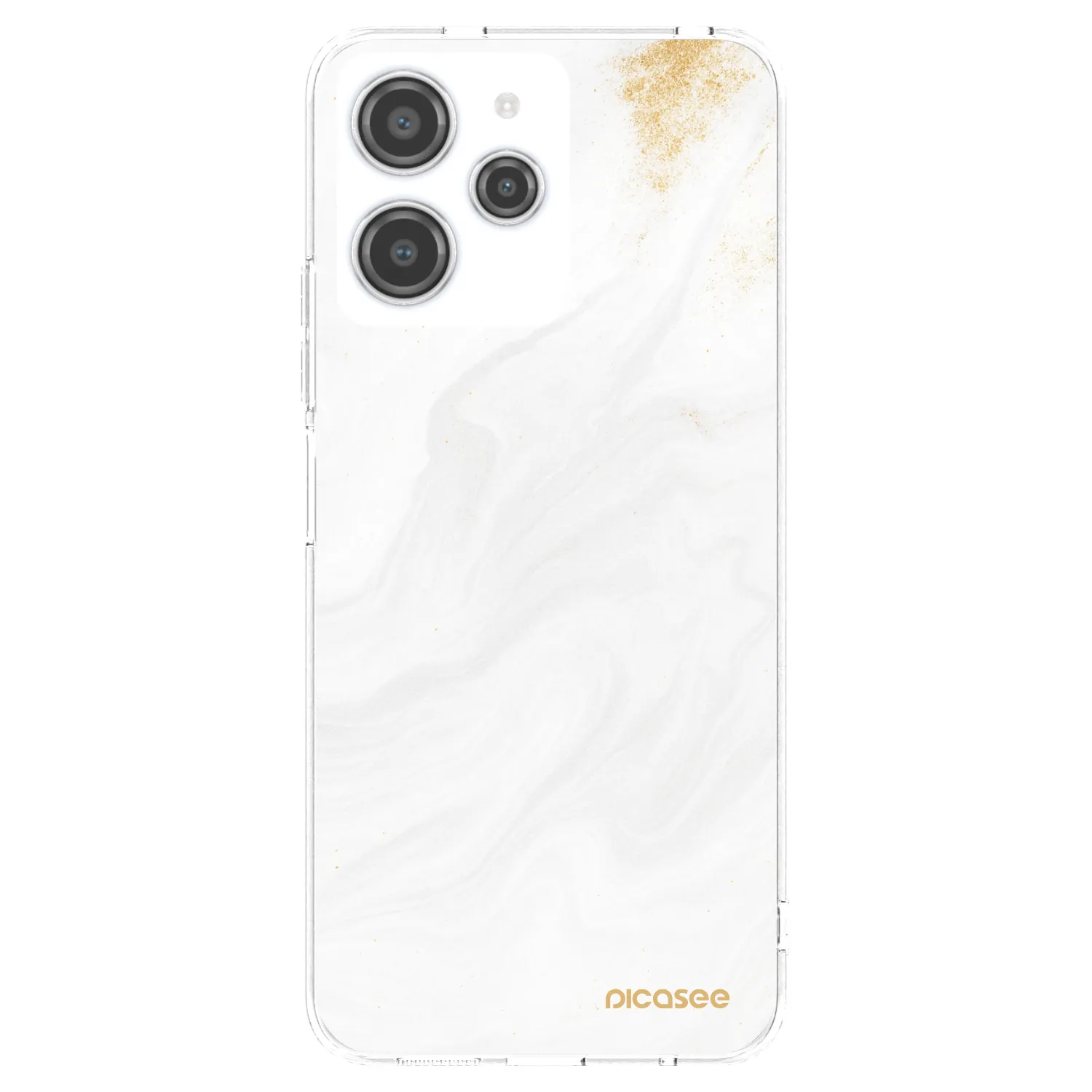 Picasee silikonska prozirna maskica za Xiaomi Redmi 12 4G - White