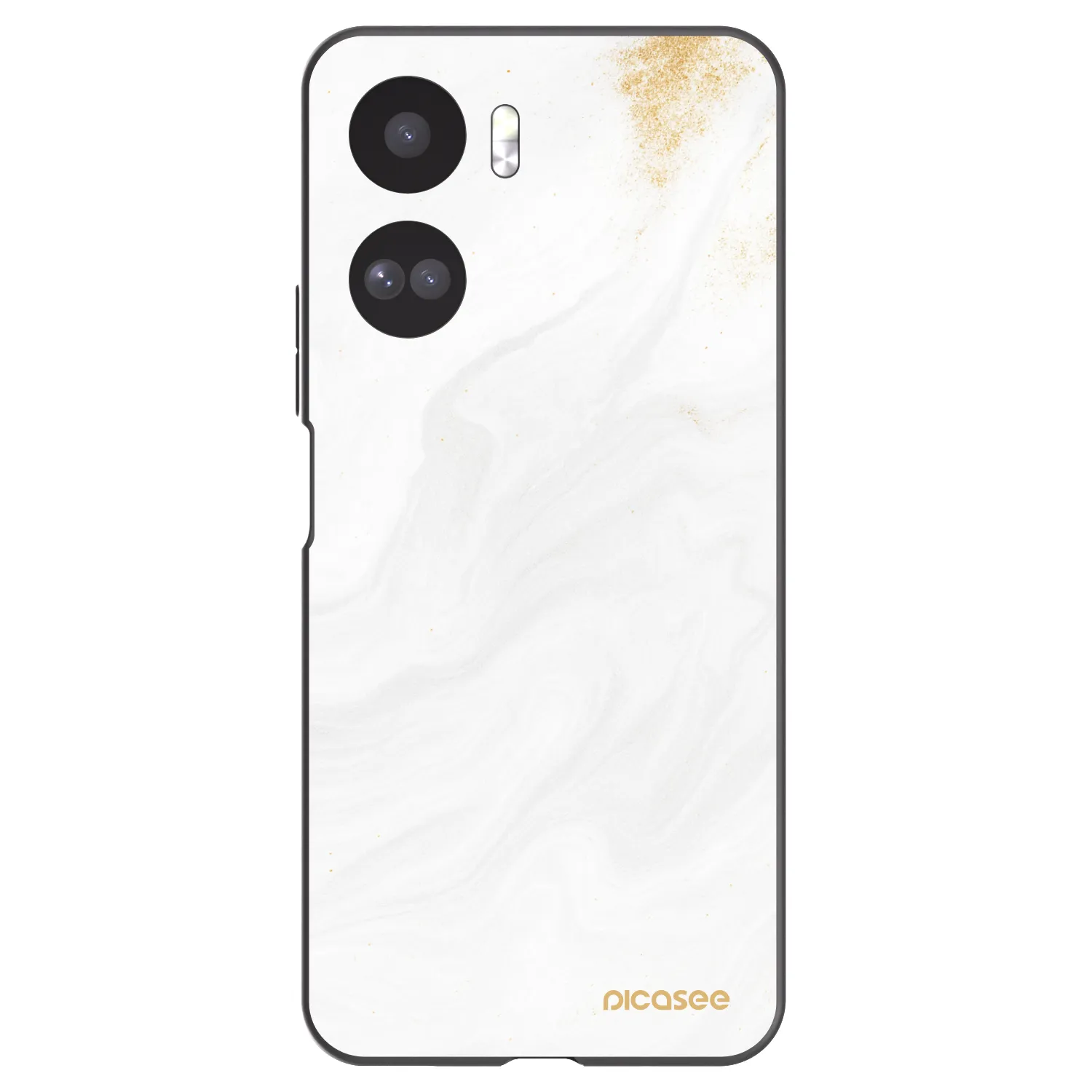 Picasee crna silikonska maskica za Honor 90 Lite 5G - White