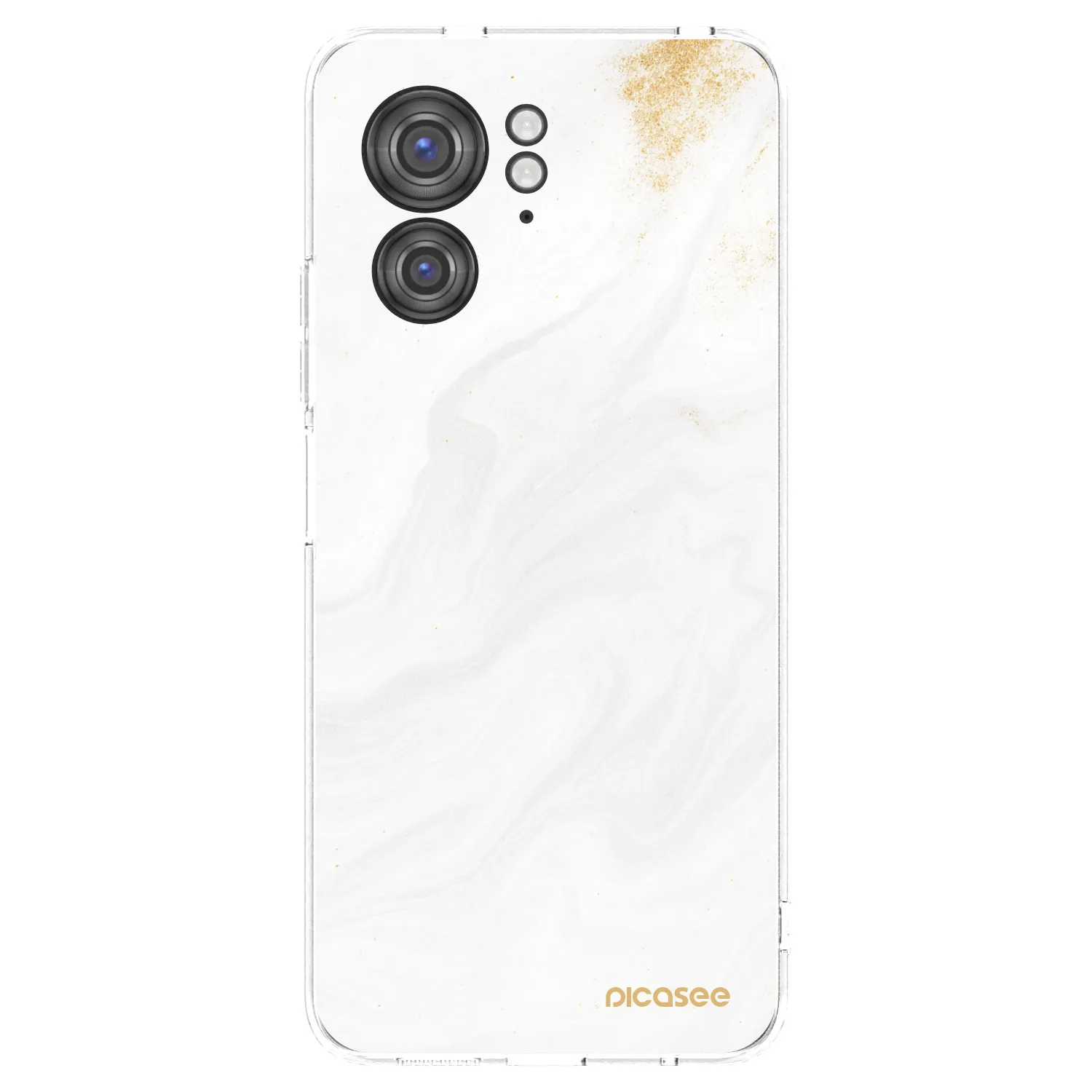 Picasee silikonska prozirna maskica za Motorola Edge 40 - White