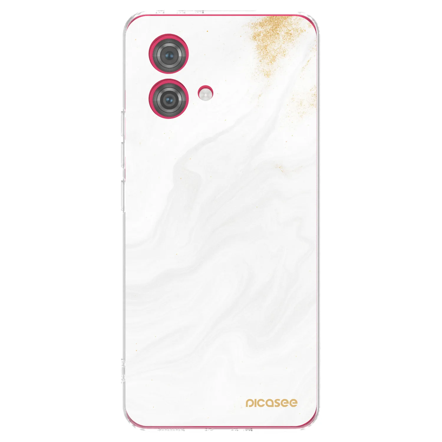 Picasee silikonska prozirna maskica za Motorola Moto G84 5G - White